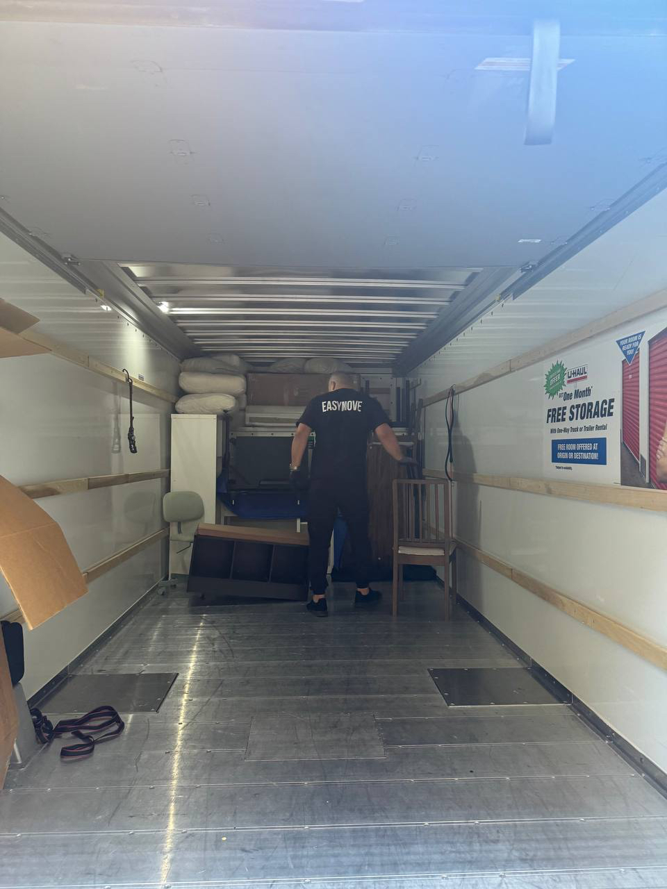 EasyMove crew loading a moving truck in Portland